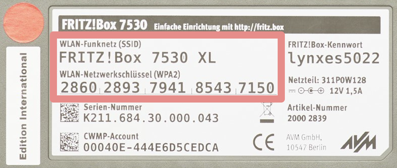 How do I install and configure my FRITZ!Box 7530 for use with a fiber connection